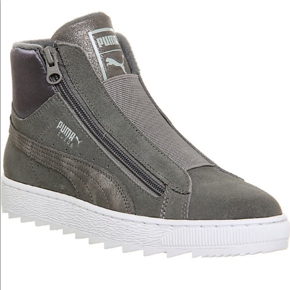 Suede high top pumas Clearance